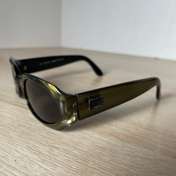 Gucci GG2436/S 4YB Sunglasses Green Black Optyl 52-19-130 - Picture 3 of 8